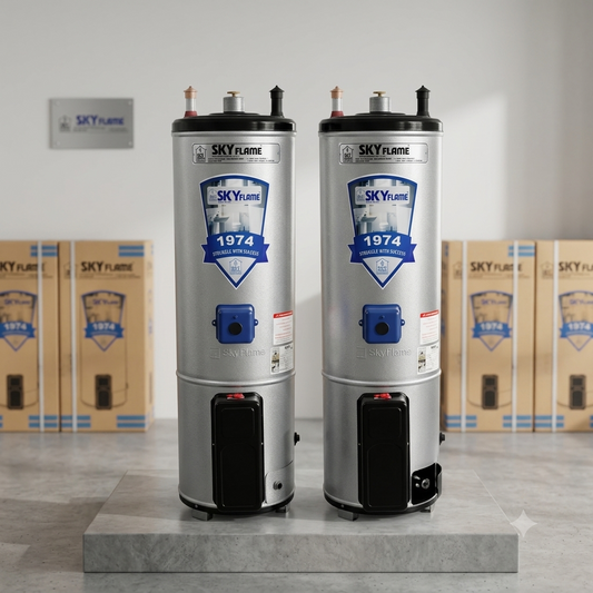 Skyflame Gas Water Heater / Geyser (15, 20 & 30 Gallon)